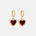 Ember Heart Earrings