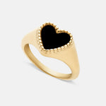 Noir Heart Ring