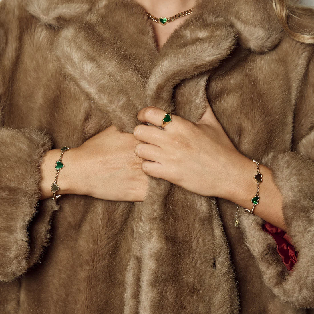 Ivy Heart Bracelet