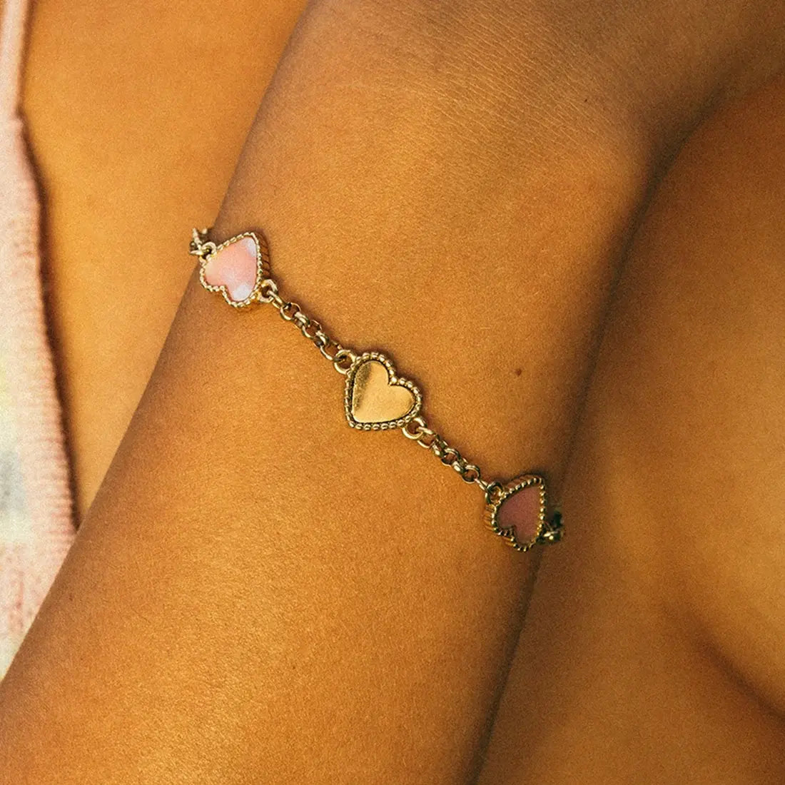 Blush Heart Bracelet