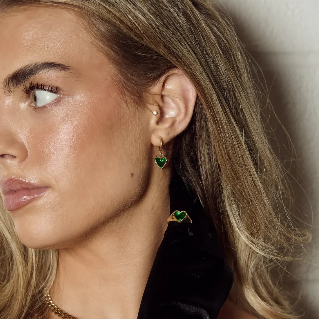 Ivy Heart Earrings