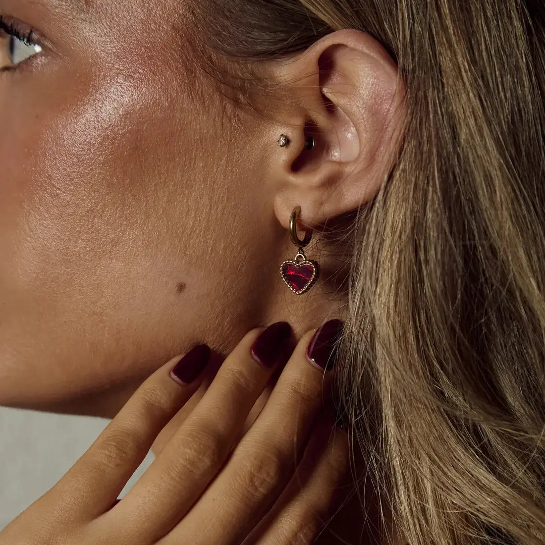 Ember Heart Earrings