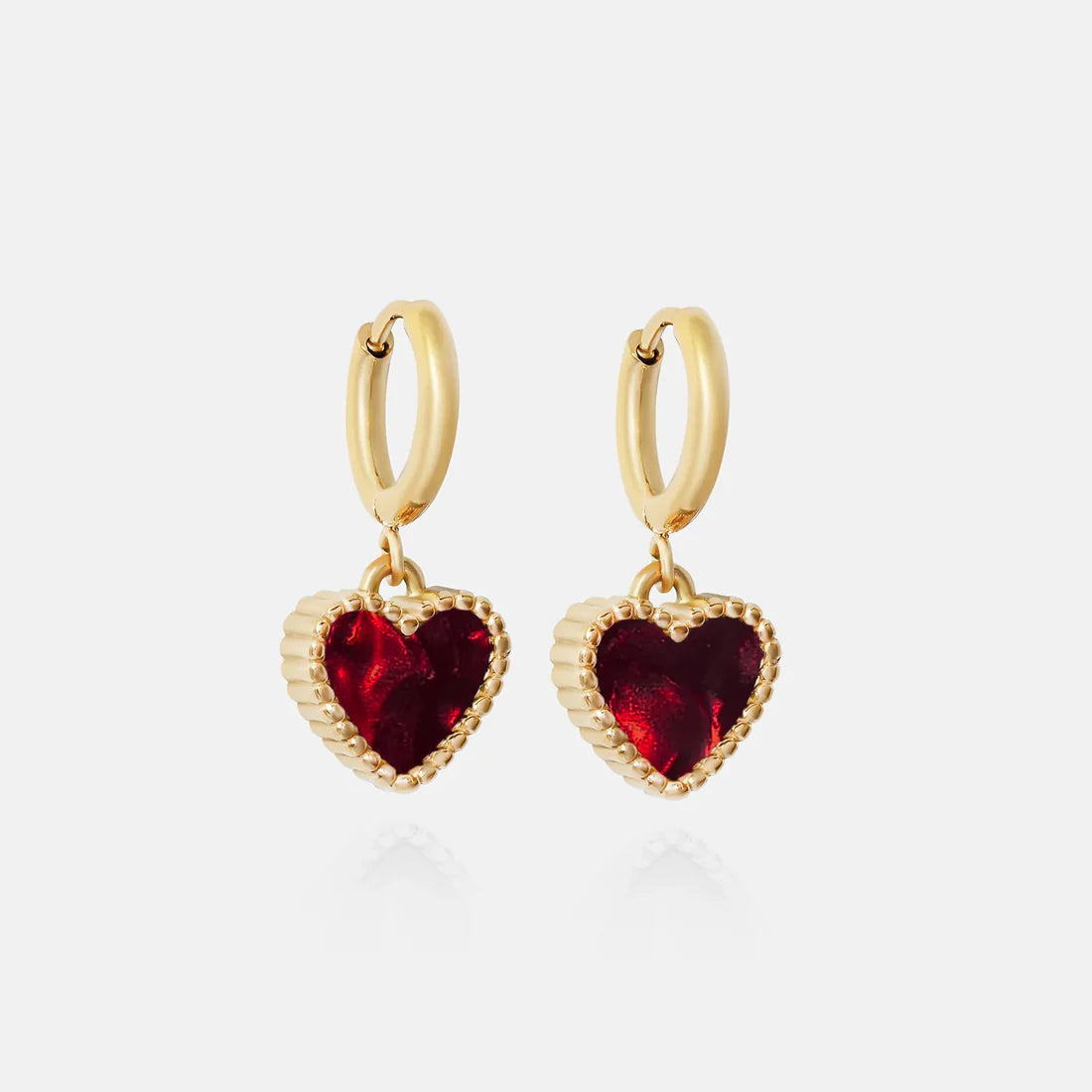 Ember Heart Earrings